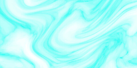 Vibrant Aqua Blue and White Swirling Marble Texture Background Abstract Fluid Art Design vector illustration