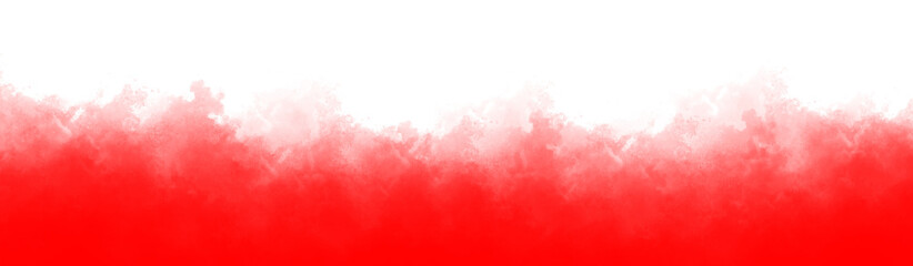 Intense red smog smoke mist texture isolated on a transparent background, bold atmospheric haze cloud overlay effect for dramatic designs