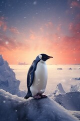 Fototapeta premium cute penguin