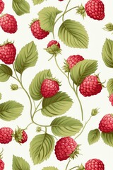 Berry pattern on light background