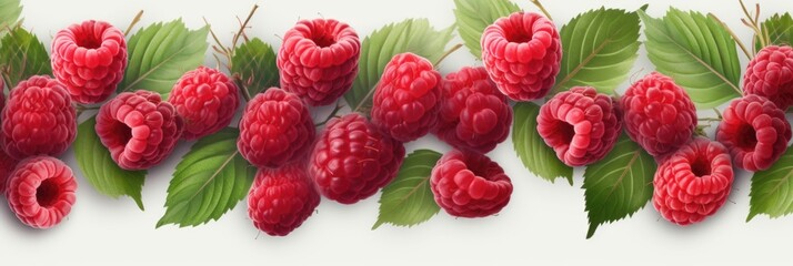 Berry pattern on light background