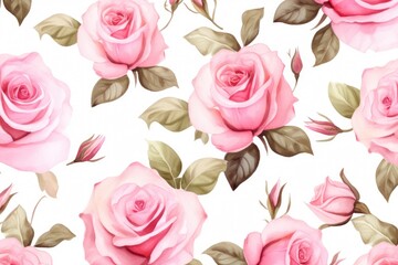 Pattern of flowers on light background