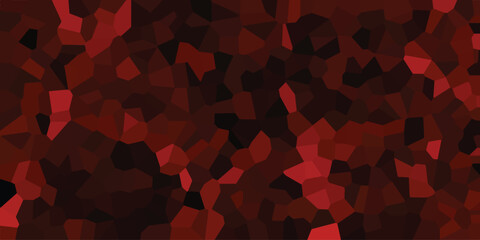 A modern mosaic design with shades of burgundy and crimson featuring angular geometric shapes suitable for textures and digital applications