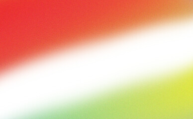 Vibrant red green yellow diagonal gradient abstract texture background on transparent background