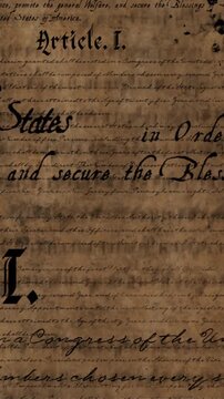 Written constitution of the United States 4k