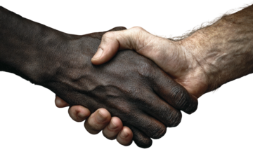 Two hands clasped in a handshake (2)
