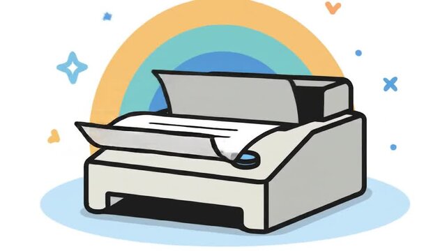 Cute printer image