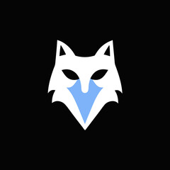 Wolf, fox, and jackal face mask silhouette vector, ideal for sports mascots, outdoor lifestyle branding, tribal tattoos, and gaming emblems.