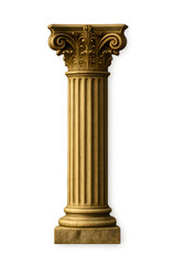 Obraz premium Ancient Roman Column – Ornately Carved Classical Architectural Detail