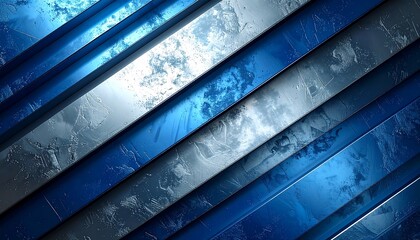 Diagonal blue and gray abstract design
