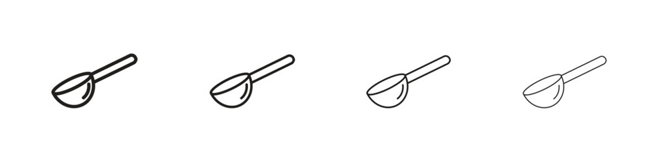 Scoop icon outline trend modern simple versions
