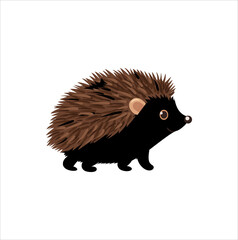 Cute Cartoon Hedgehog Illustration
