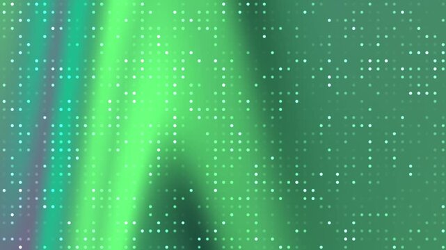 Abstract background, Abstract green background with dots and flowing lines for technology and data visualization,  royalty free stock.