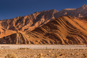 Anti-Atlas Mountains in Morocco – dramatic rocky landscape and desert scenery in North Africa © PawelUchorczak