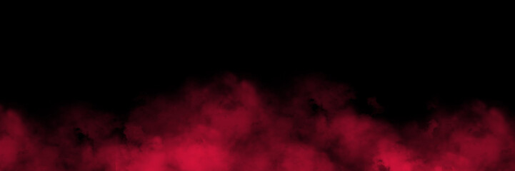 Intense purple foggy smoke effect isolated on black background digital abstract mist and vapor texture for creative design