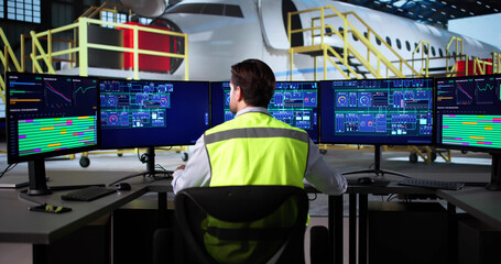 Skilled Aircraft Mechanic Ensures Efficient Aviation Maintenance