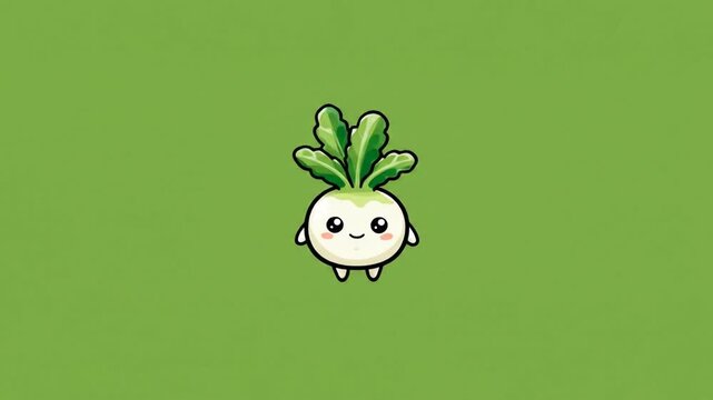 Cute radish illustration