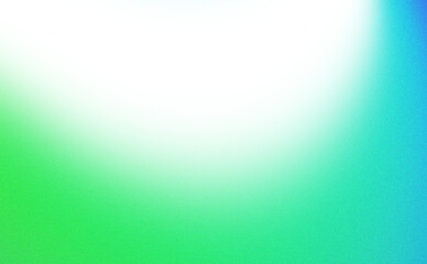 Abstract gradient circle with vibrant green to blue transition transparent background