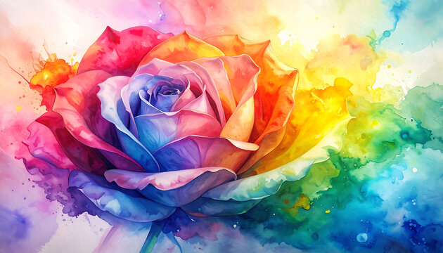 レインボーローズ」の写真素材 | 83,608件の無料イラスト画像 | Adobe
