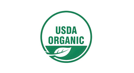 USDA Organic Certification Seal Symbol of Natural, Eco-Friendly Produce