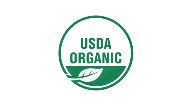 USDA Organic Certification Seal Symbol of Natural, Eco-Friendly Produce