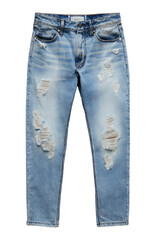 Light wash ripped jeans