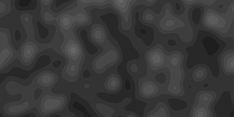 Dark abstract topographic terrain pattern with smooth gradient layers in shades of grey vector art for modern and moody backgrounds