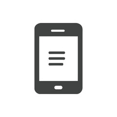 corporate mobile phon vector icon
