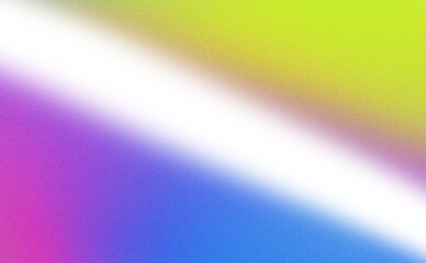 Abstract gradient of purple blue to yellow green with black diagonal line transparent background