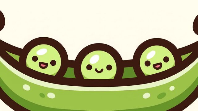 Cute pea pod