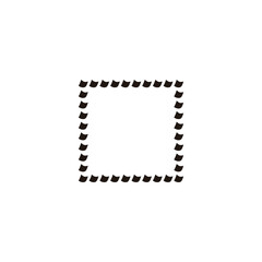 linear, square figure geometric symbol simple logo vector