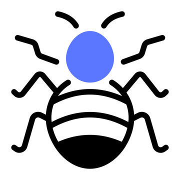 recommend clip art: This Bed Bug icon is suitable for Pest Control, and related fields.