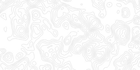 Vector wavy black contour lines topographic grid pattern on white background. Topographic map background with abstract contour line pattern.  Minimal topography design for modern graphics motion wave.
