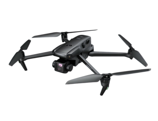 Modern drone in dark gray
