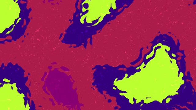 Abstracts Liquid Water B, Abstract fluid art background with vibrant colors morphing and flowing in a seamless loop,  Stock royalty free video.