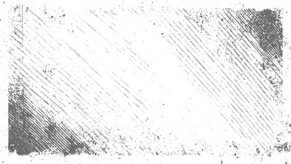 Grunge Border Frame, Texture with Rough line Black and White Scratch Texture Background Grunge Scratched Overlay Distressed Surface vector design on transparent background. 