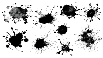 Abstract cosmic splatter