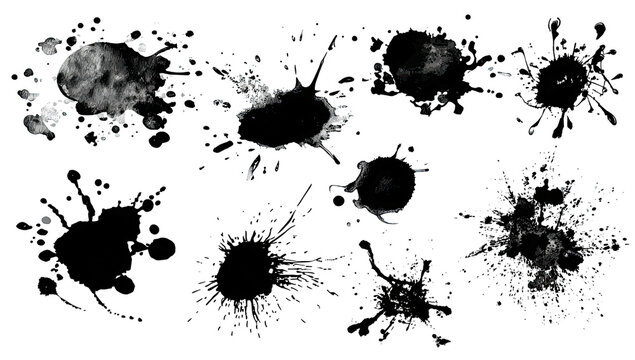 Abstract cosmic splatter