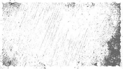 Old Frame overlay Grunge texture white and black. Sketch abstract to Create Distressed Effect. Overlay vector design on transparent background. 