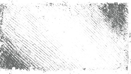 Obraz premium grunge old frame Distressed wood grain texture vector illustration. Vertical scratch noise lines forming rustic surface effect. black and whit design vector design on transparent background. 