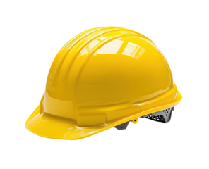 Bright yellow hard hat (1)