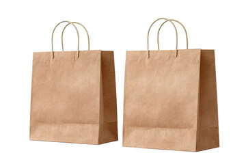 Two kraft paper shopping bags (2)