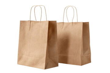 Two brown paper shopping bags (1)