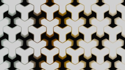 Dynamic Y-shaped geometric pattern with warm golden gradient glow, suitable for sophisticated or tech-themed designs.