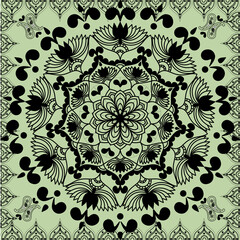 Perfect for meditation art, coloring books, yoga themes, textile design, and mindfulness artwork. background