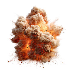 Exploding fire cloud