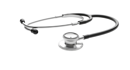 Stethoscope isolated on white background cutout transparent png