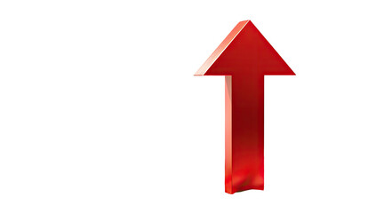 Red arrow pointing upwards