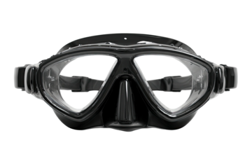 Black scuba diving mask (2)