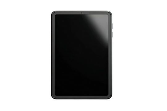 Tablet, black,  screen,  front view